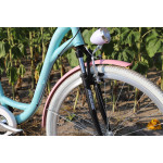 Dámsky retro bicykel Hliníkový 28" Lavida 3-prevodový Modro ružový